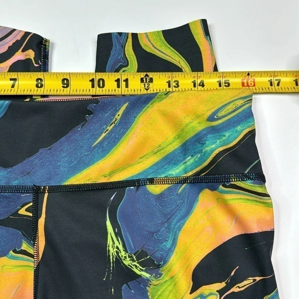 Nike One Luxe Auora 7/8 Marbled Pants Size XL
